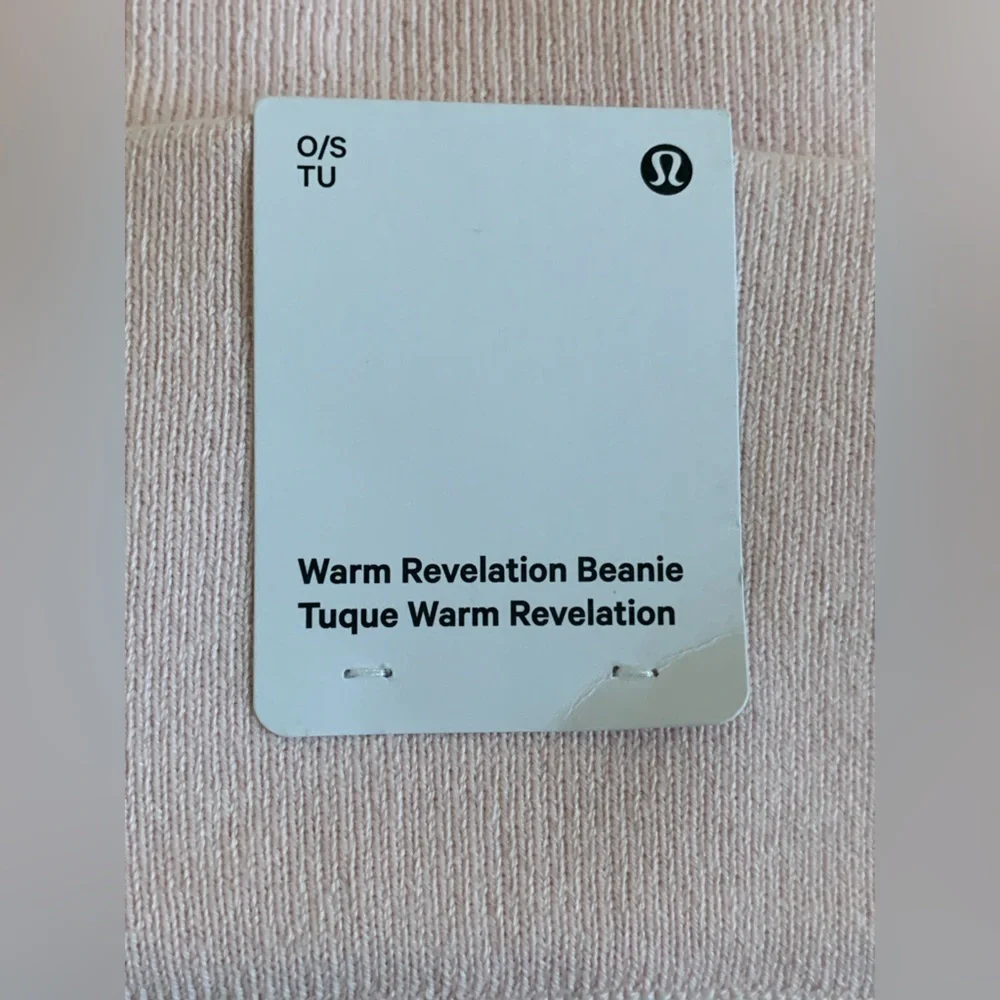 Lululemon Athletica Pink Warm Revelation Beanie Hat NWT - Picture 5 of 5